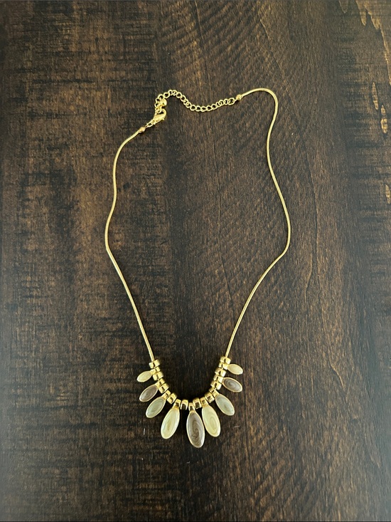 Jewelry - Gold-Tone Drop Pendant Necklace - Elegant Women’s Jewelry